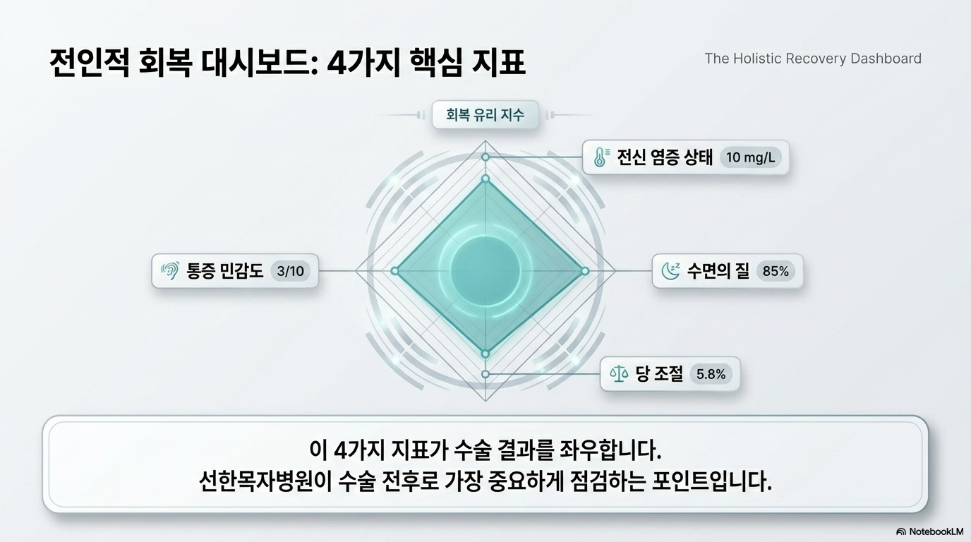 회전근개 수술 전 점검해야 할 4가지 — 염증, 수면, 당 조절, 통증 반응